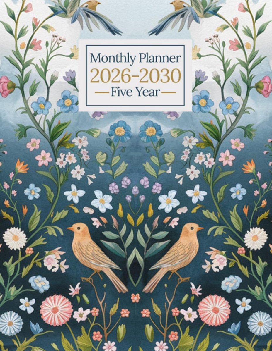 SnelShoppen - Monthly Planner 2026-2030 Vijf Jaar Agenda voor Persoonlijk en Professioneel Gebruik met Ruimte voor Notities, A5 Formaat, Perfect voor