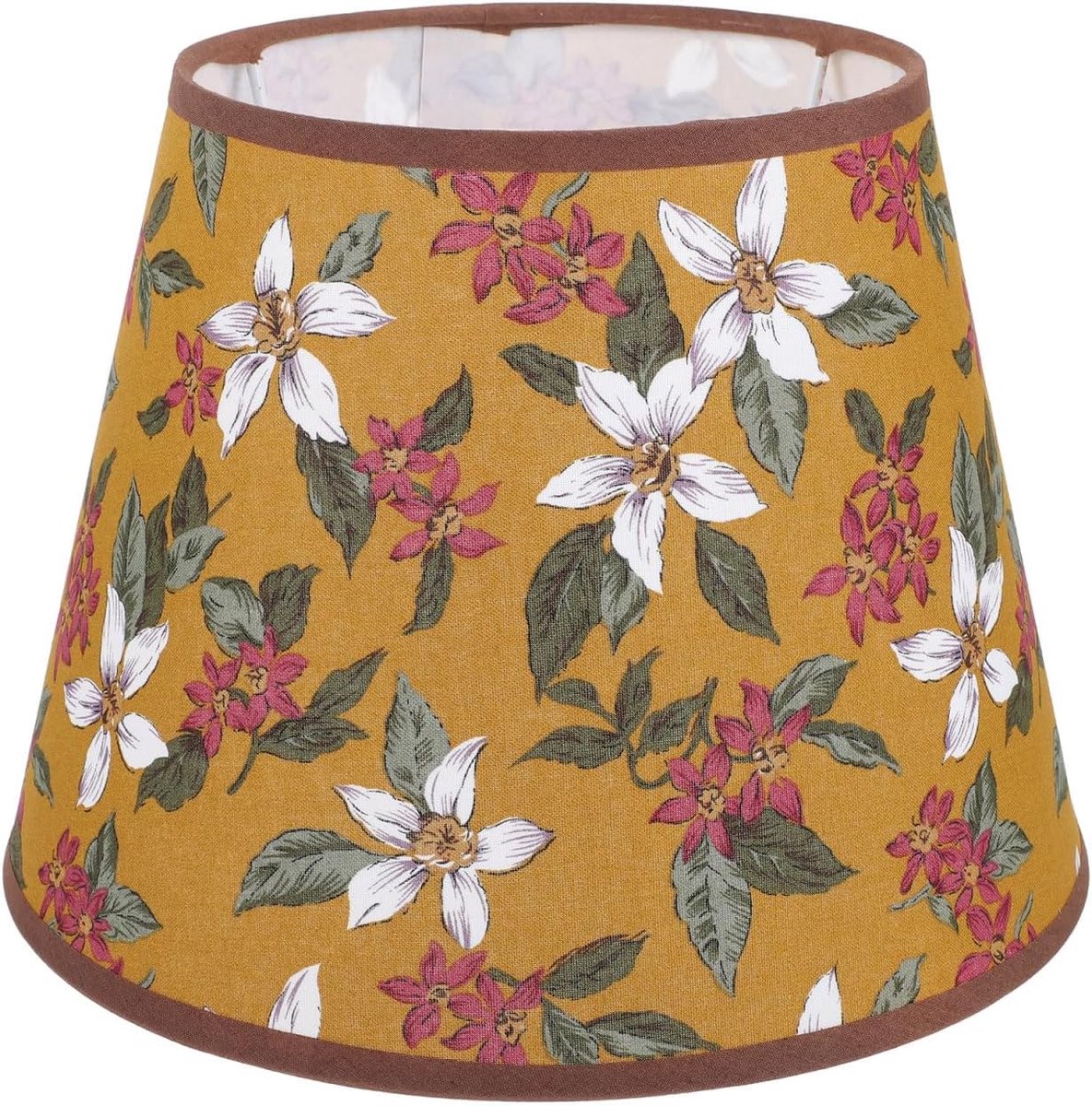 SnelShoppen - E27 Fabric Lampshade 19.8cm - Kleine Ronde Lampenkap voor Tafel- en Wandlampen - Zacht Licht - Warme Sfeer voor Woonkamer en Slaapkamer