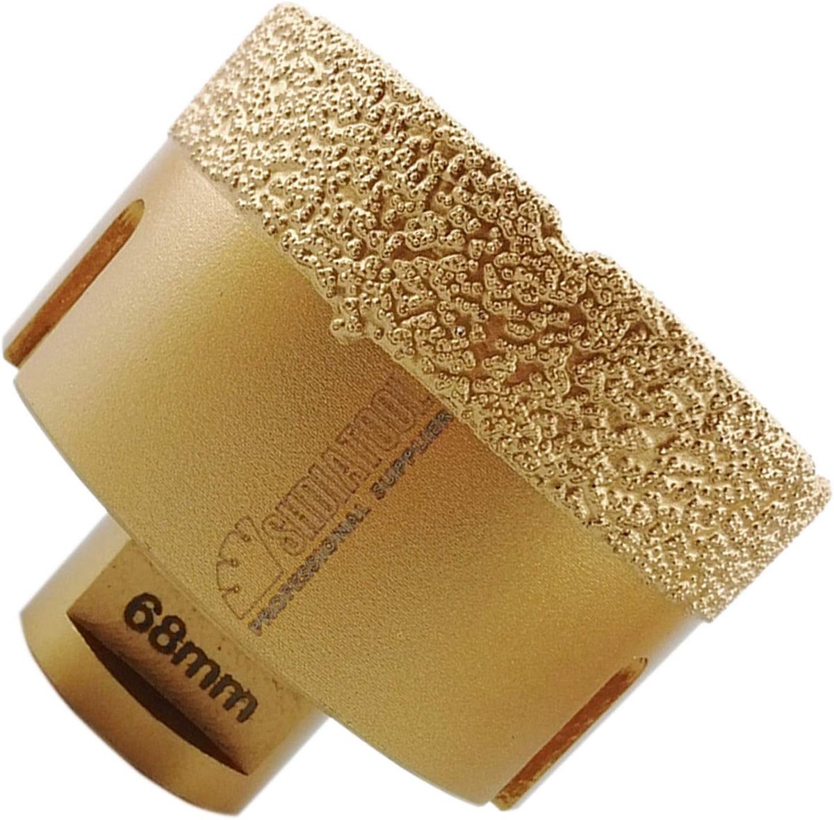 SnelShoppen - Diamant Boor Crown 68 mm, M14 Schacht, Voor Porselein, Tegels, Graniet, Marmer, Droog Boren, Hoogwaardige Dremel Gereedschap