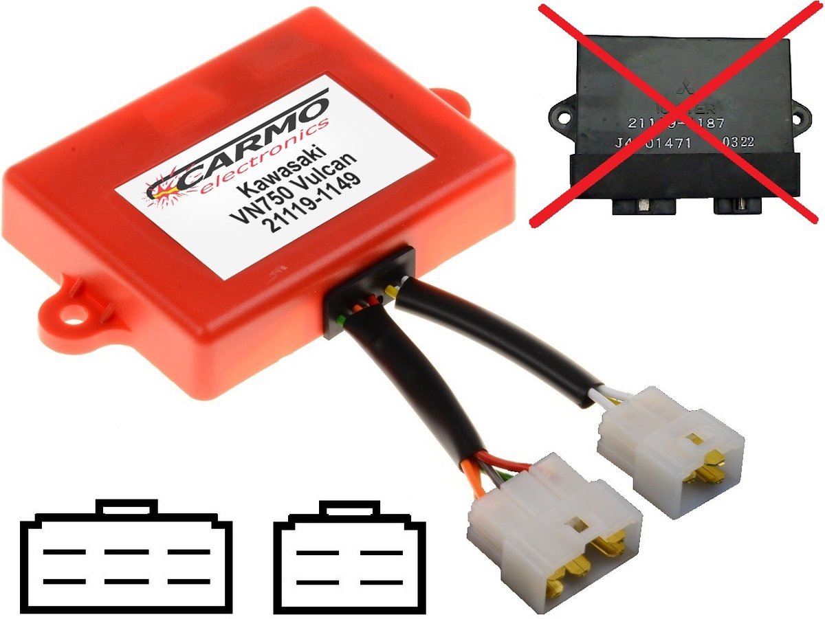 Carmo CARI-KA-VN700-VN750-J4T01471 Kawasaki VN700 VN750 J4T01471 - CDI