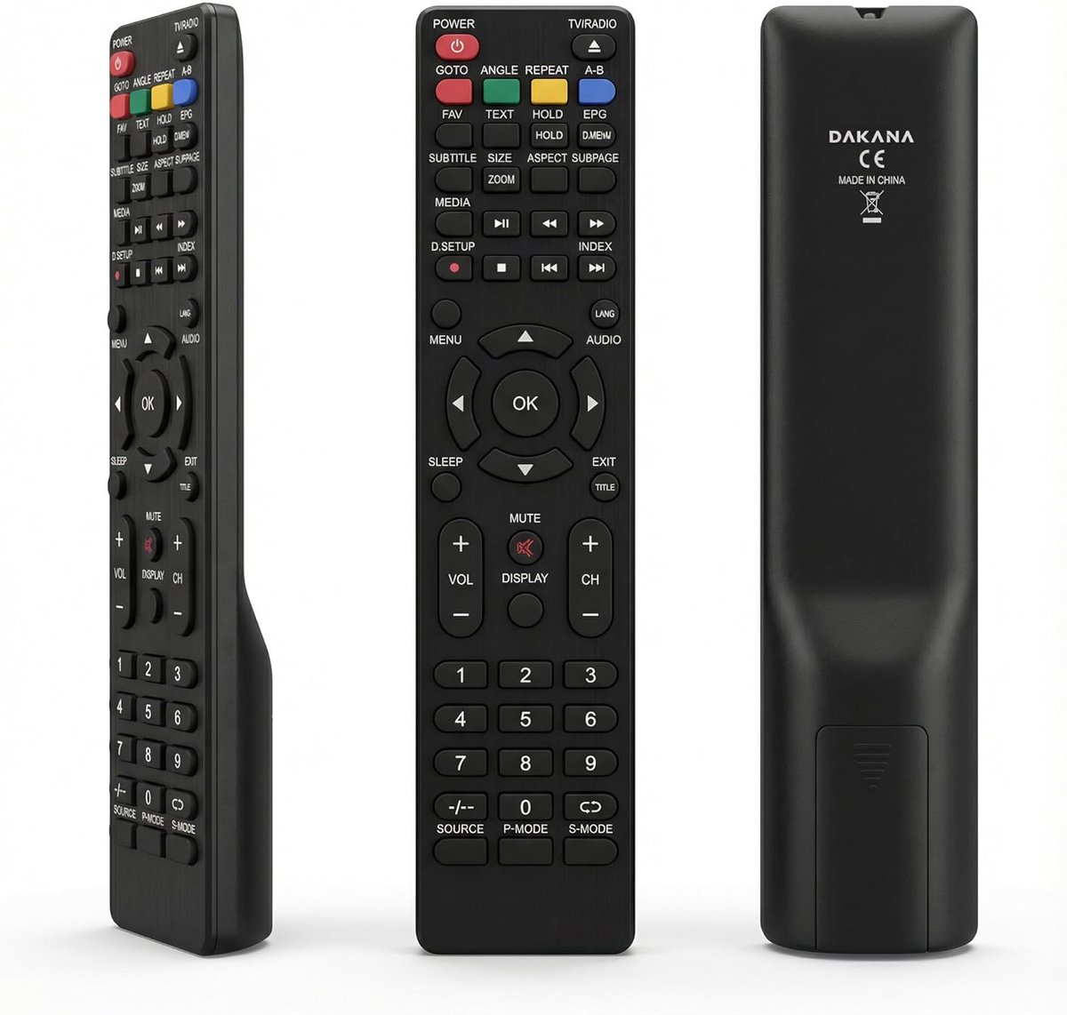 SnelShoppen - Vervangende Afstandsbediening Universeel voor Smart TV, Geschikt voor Ultra HD TV, Compatibel met Diverse Modellen, Pregeconfigureerd, P