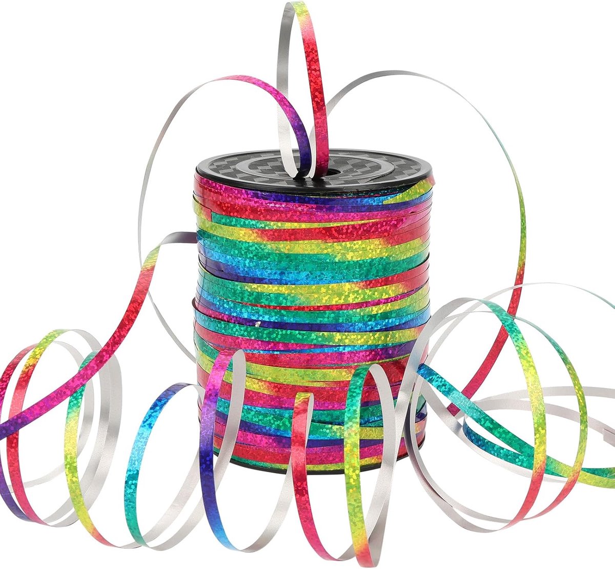 SnelShoppen - 5mm Curling Ribbon Set - 548m/600yards Gift Ribbons voor Verjaardag, Bruiloft, Ballonnen, Cadeauverpakking, Bloemen, Seizoensdecoratie -