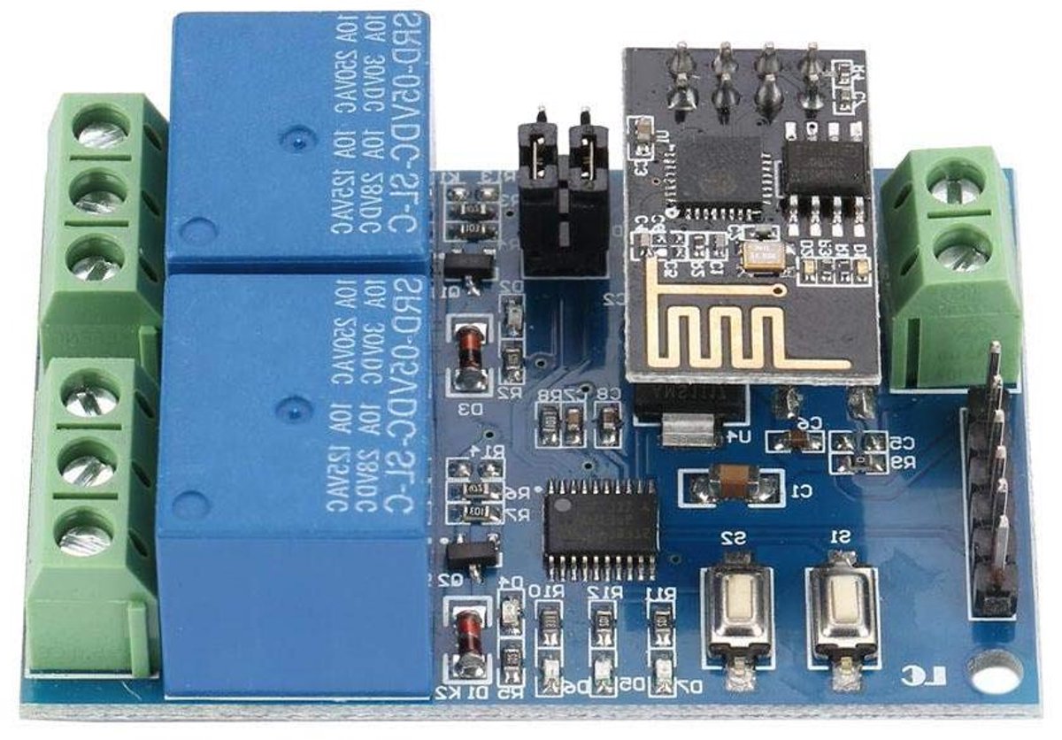 Draadloze WiFi Relais Module - Smart Home Schakelaar - App Bediening - Met Display
