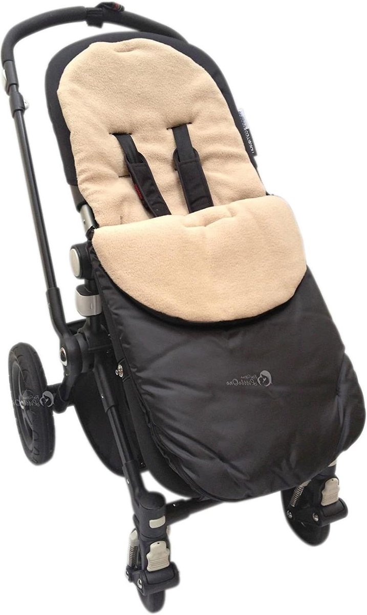 Voetenzak Kinderwagen - Luiertas Cosy Toes - Baby Comfort - Wind- en Doucheproof - 90 x 40 cm - Beige