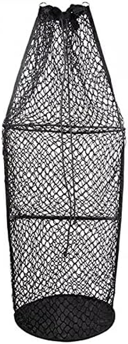 Hooinet Rond - Hooinet Paard - Paard Voeden - Kleine Gaten - 152 cm Hoog - Zwart