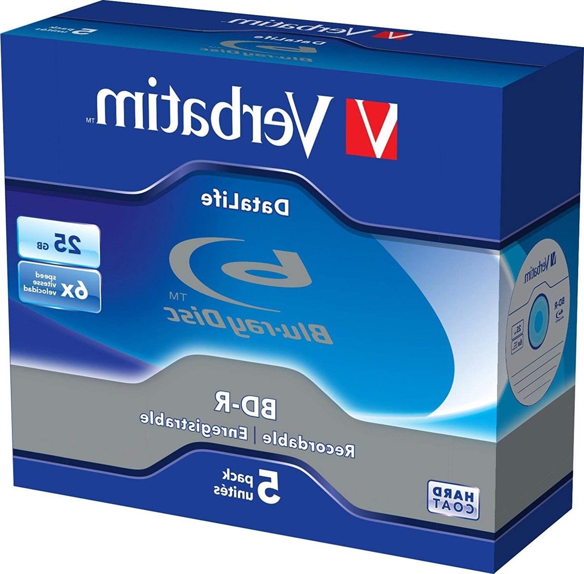 BluRay BD-R Schijven - Opslag Media - Data Archiveren - Hoge Snelheid Opname - 25GB - Zilver