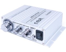 Stereo Eindversterker - Digitale Versterker - Muziek Afspelen - Class T Tripath IC - Mini-formaat - Zilver