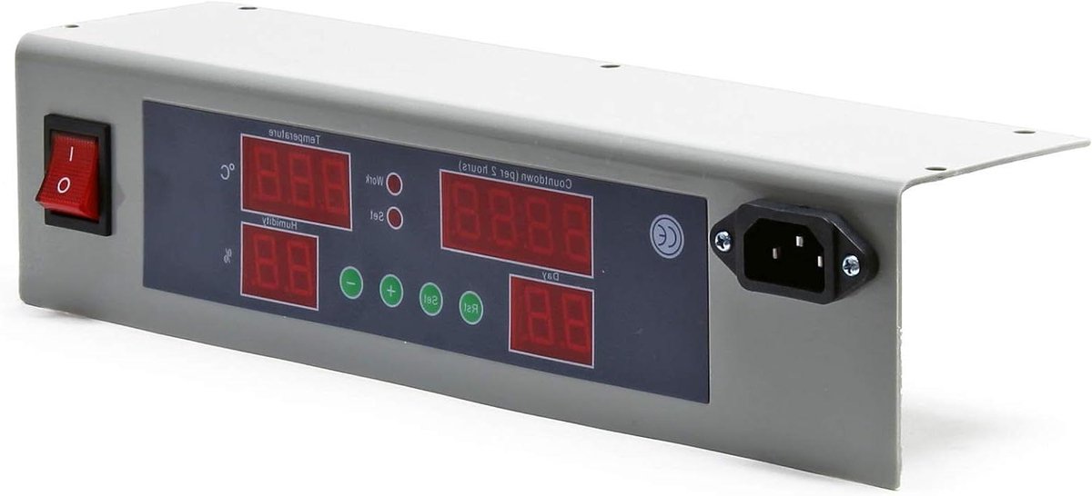 Incubator Display - Reserveonderdeel Regulator - Broeden Controleren - Eenvoudig Vervangbaar - 31.5 x 7.5 x 7.5 cm - Zwart