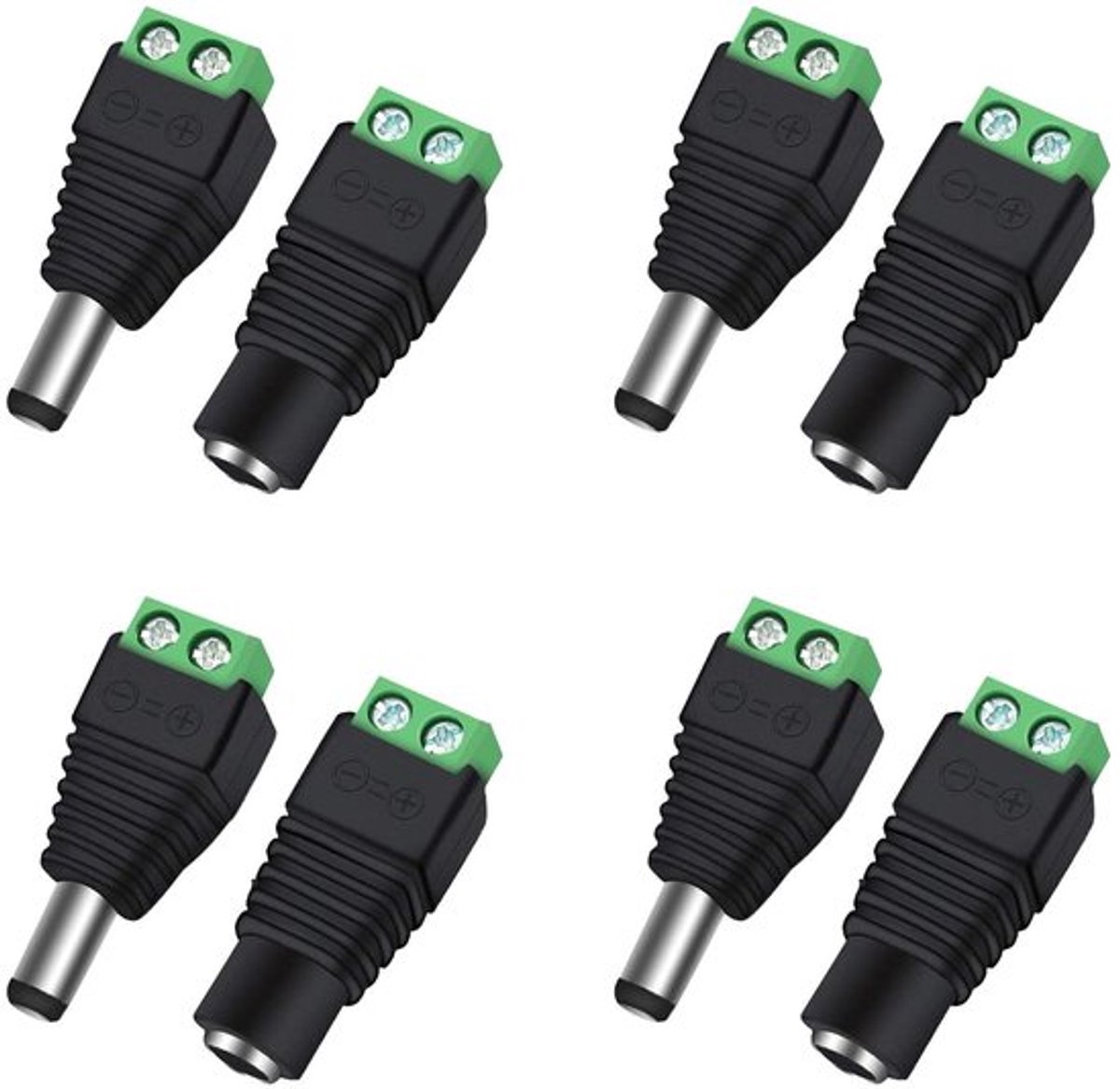 Dailygoody - Dc 5,5 mm x 2,1 mm stekker - 12 V DC-adapter