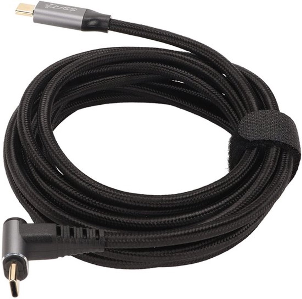 Store_9 - USB C Naar USB C-kabel - 90 Graden - Duurzaam Nylon - 100 W