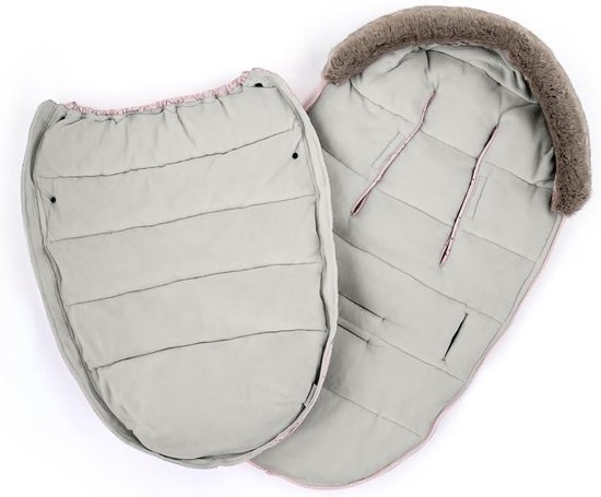 Voetenzak Kinderwagen - Winterzak Kinderwagen - Warm Blijven - 4-in-1 Multifunctioneel - 100 x 55 cm - Roze — afbeelding 5