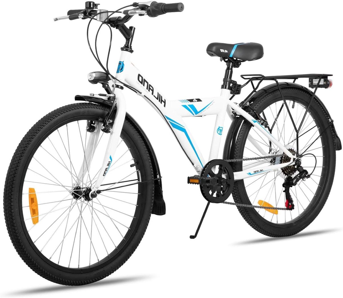 Kindermountainbike - Kinderfiets Mountainbike - Buiten Fietsen - 6 Versnellingen - 24 Inch - Wit