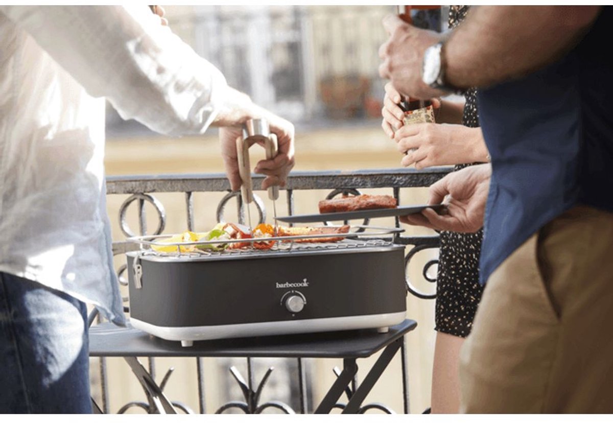 Barbecook E-Carlo - Barbecue électrique de table - Midnight Grey