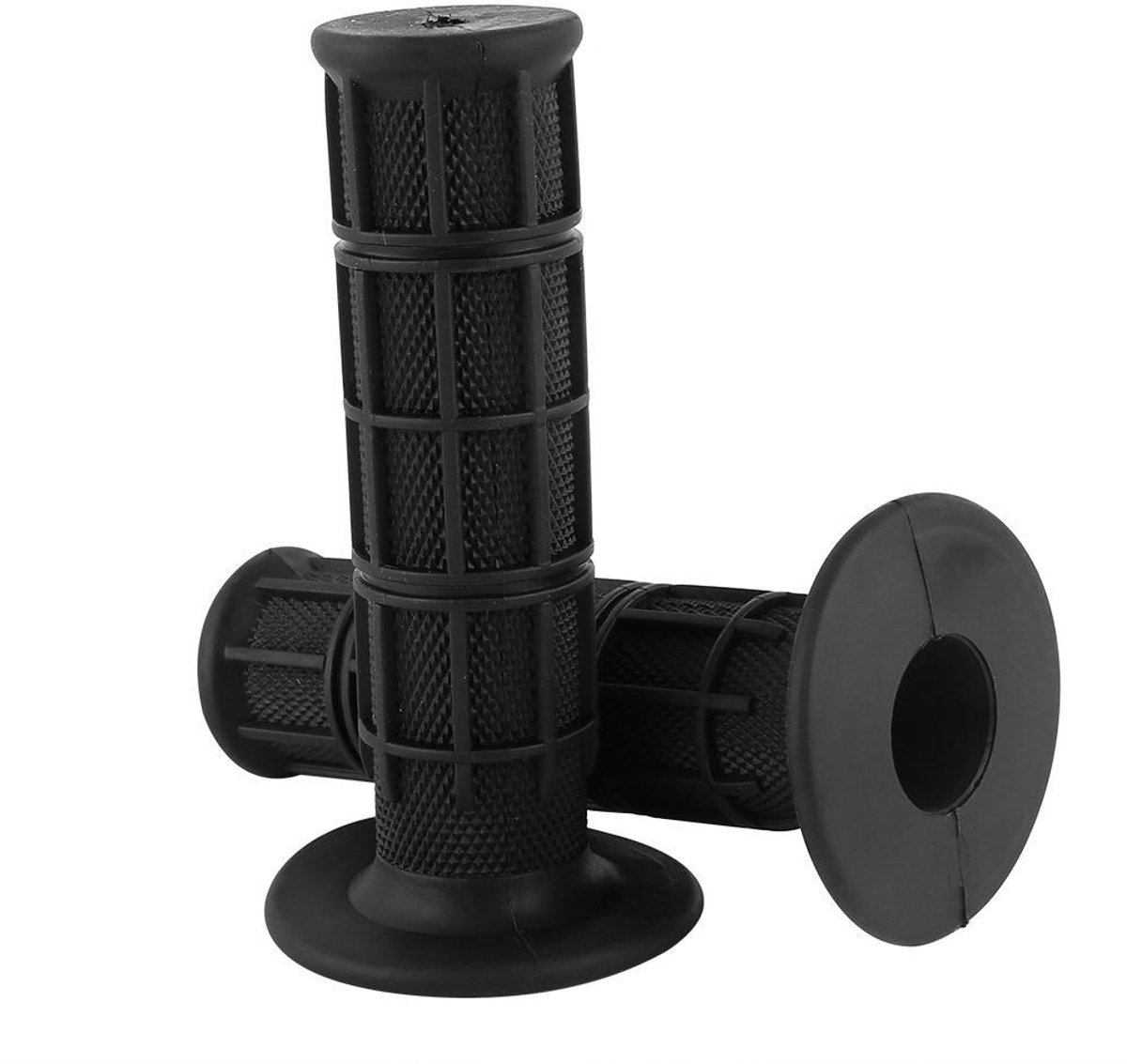 Motorfiets Handgrepen - Stuur Grepen - Veilig Rijden - Antislip Rubber - 22mm 7/8" - Zwart