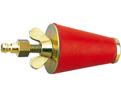 Gasstop conische vorm met pneumatische aansluiting voor leidinginstallatie