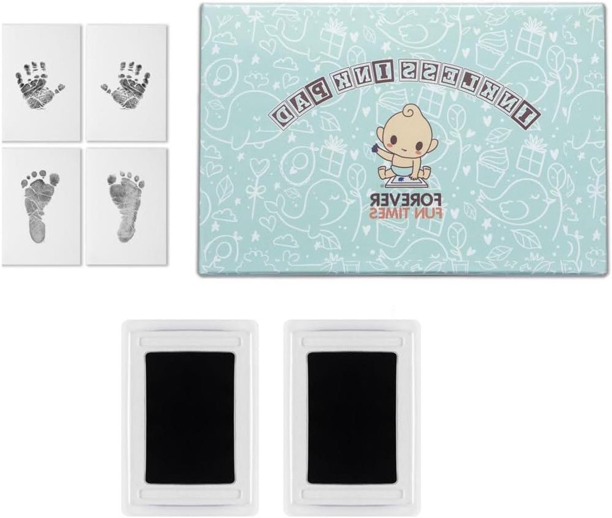Pijnloze Inktloze Baby Hand- en Voetafdruk Set | Veilig en Snel Herinneringen Vastleggen