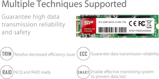 Interne SSD 1TB M.2 SATA III 2280 voor Laptop en Desktop Upgrade van Merkloos — afbeelding 3