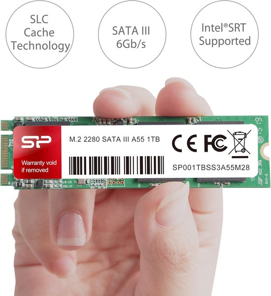 Interne SSD 1TB M.2 SATA III 2280 voor Laptop en Desktop Upgrade van Merkloos — afbeelding 2