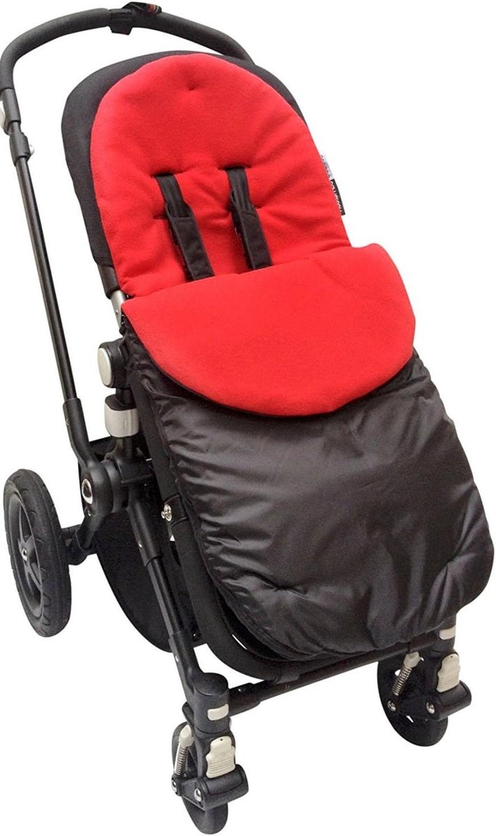 Voetenzak Kinderwagen - Baby deken - Warmte Buiten - Universeel Model - 40 x 34 cm - Rood