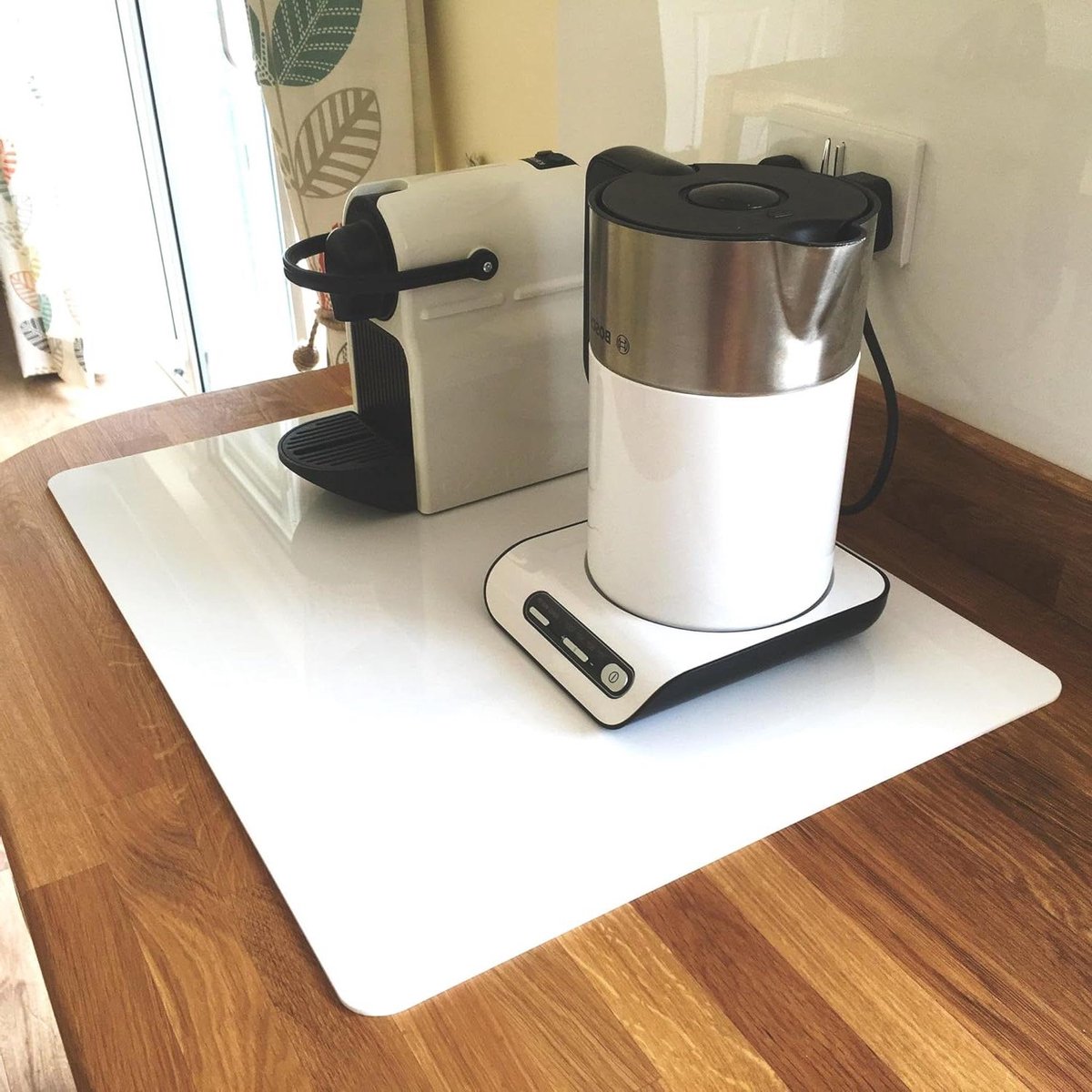 Werkblad Beschermer - Snijplank Aanrecht - Keuken Beschermen - Krasbestendig Vlekbestendig - 60 x 45 cm - Wit