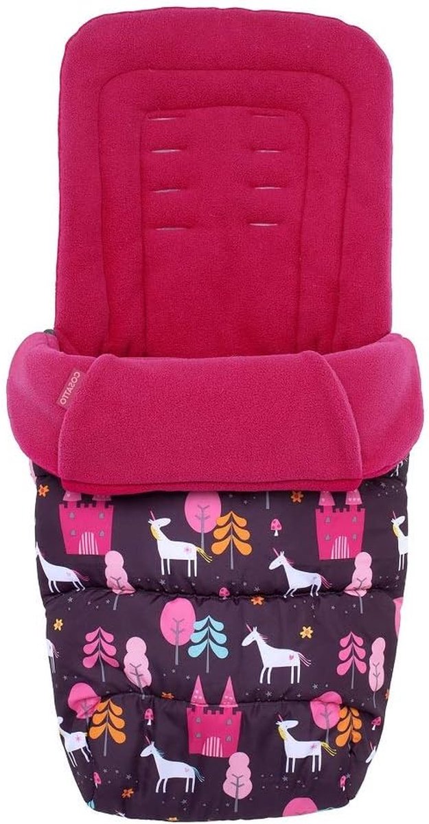 Universele Voetenzak - Kinderwagen Zak - Baby Comfort - Omkeerbare Voering - Langere Lengte - Eenhoorn Land