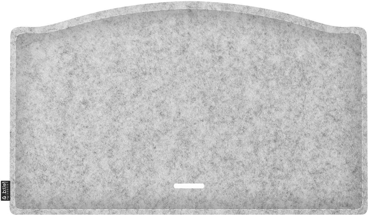 Vilten Kinderstoelkussen - Stoelkussen Tripp Trapp - Comfort Verhoging - Gemaakt van Gerecycled PET - 23 mm dik - Fog