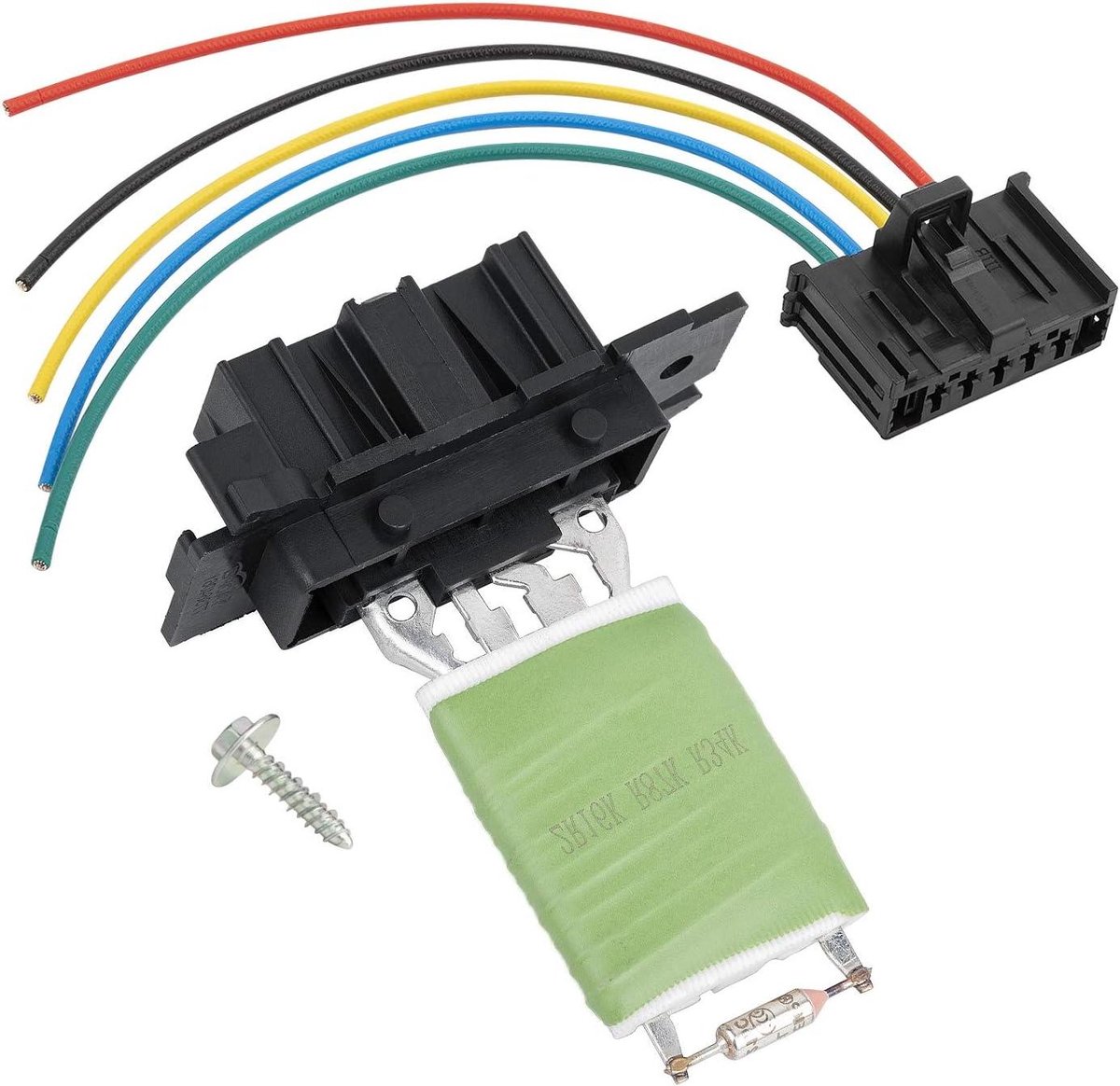 Interieur Verwarming - Kachelweerstand Set - Klimaatregeling Auto - Directe Vervanging - 9 cm - Zwart