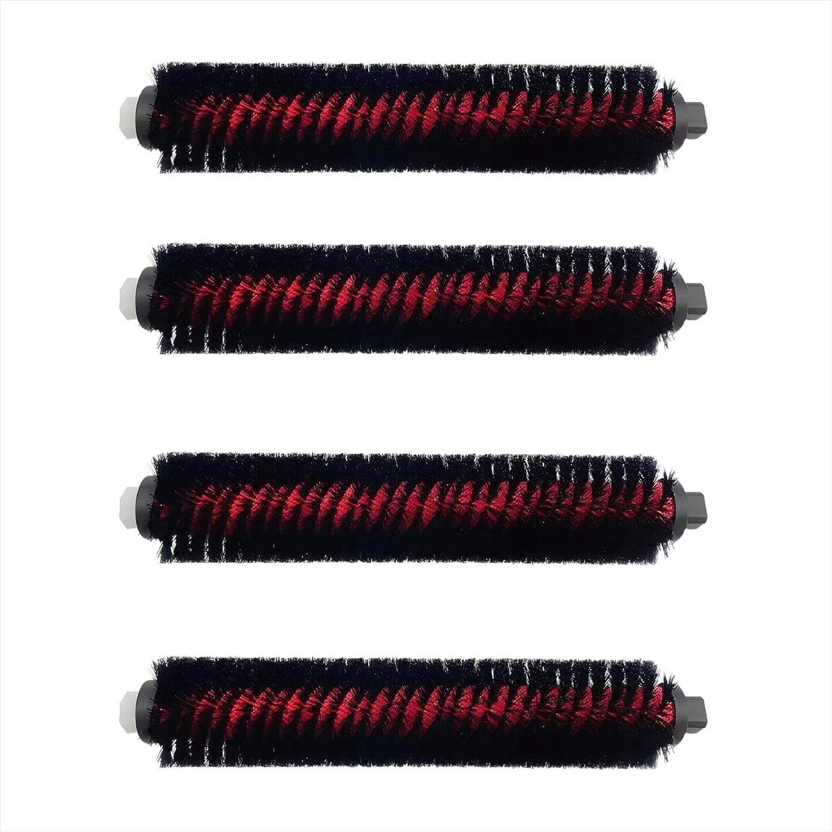 4 snelle reinigingsborstels, geschikt voor Roborock S7 MaxV Ultra & S8 Pro Ultra, afneembare en wasbare onderhoudsborstel, accessoires voor stofzuigrobots, geschikt voor Roborock G10/S7/S8/G20/T7S-Stijl 1