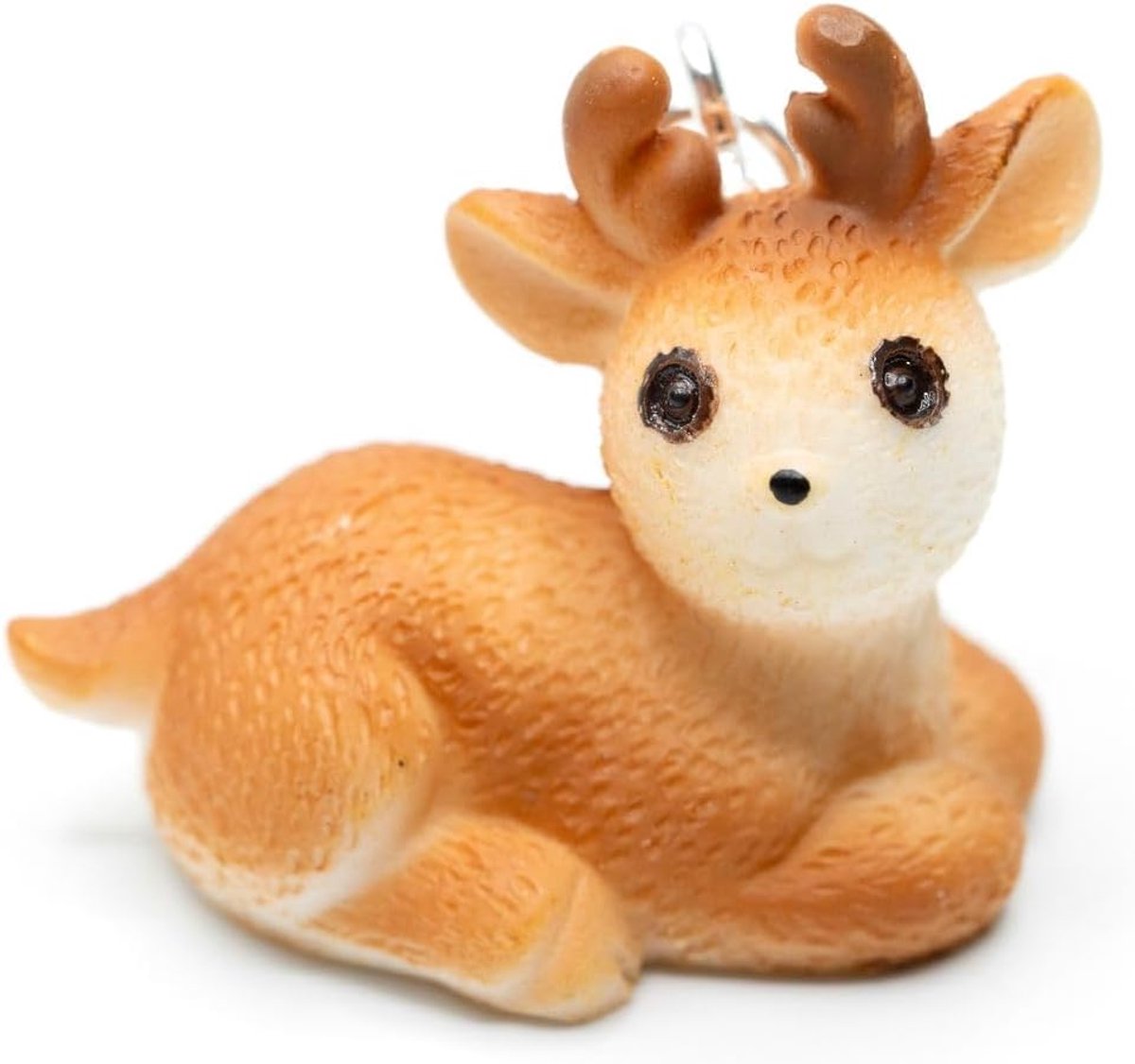 Schattige herten charme hanger Bambi Fawn bos Fawn damhert Baby - handgemaakte mode-sieraden | verzilverde hanger - Charm Hanger Armband - Hanger voor armbanden, 30mm, Synthetische Hars