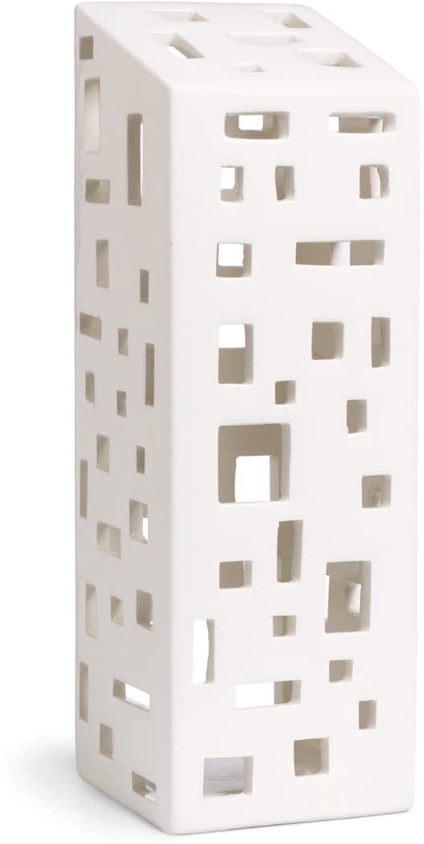 Urbania Lighthouse High Building White (12443), Kandelaars, Veelkleurig, Unisex Volwassene