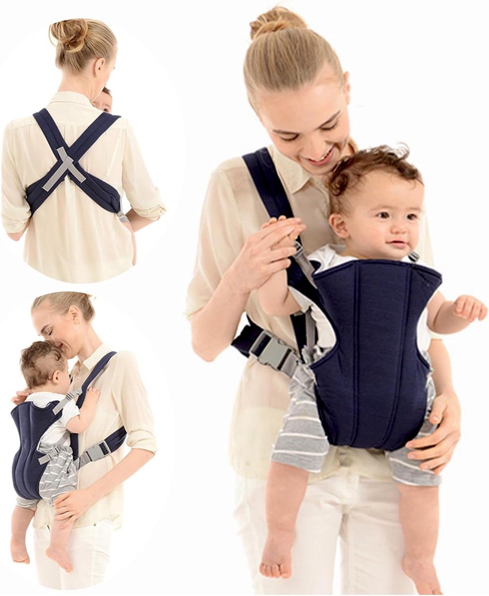 Draagzak Baby - Draagtas Baby - Baby Dragen - 3-in-1 Verstelbaar - 3-16 Maanden - Blauw
