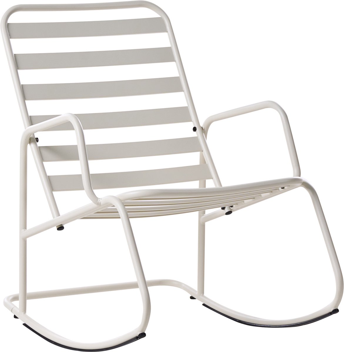 TURI - Schommelstoel - Off-white - Aluminium