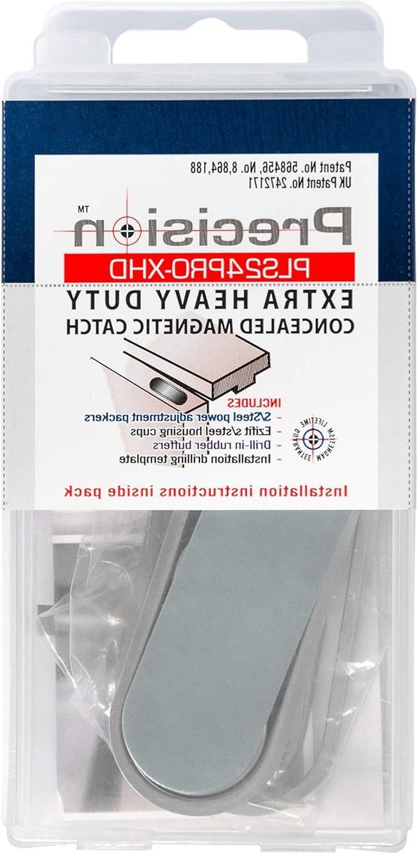 Verborgen Magnetische Sluiting - Deurvanger Magnetisch Kastdeur - Deuren Gesloten Houden - Geen Latch Geluid - 24-75mm Heavy Duty