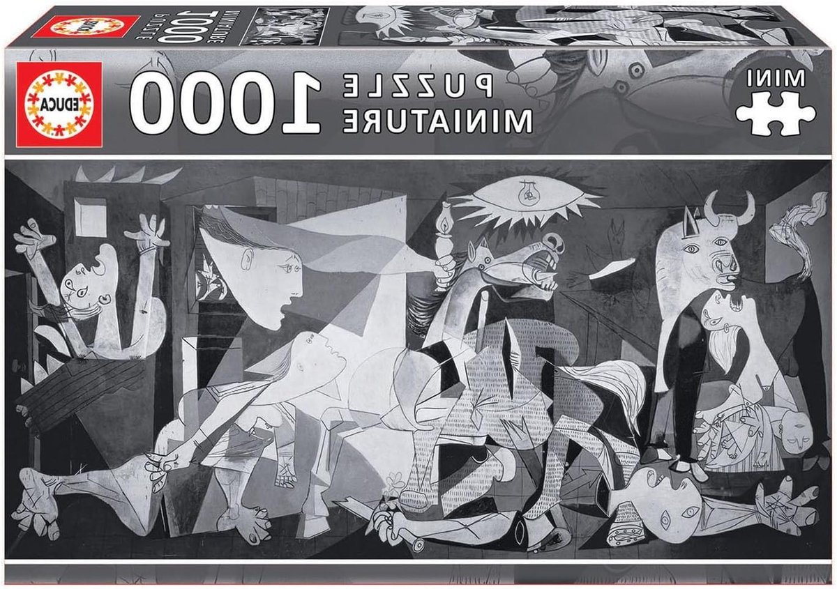 Legpuzzel 1000 Stukjes - Miniatuurpuzzel Kunstpuzzel - Ontspanning en Hobby - Kleinste 1000-delige puzzels - 46 x 30 cm - Meerkleurig