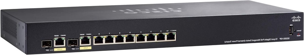 Managed Gigabit Switch met 8 PoE+ poorten en 62W Power Budget