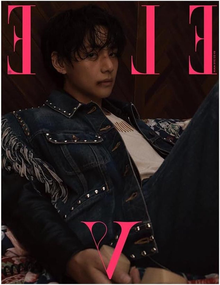 Koreaanse Elle Magazine - BTS V Cover - Verzamelen - Speciale Editie - 28.5 x 22.3 x 1.7 cm