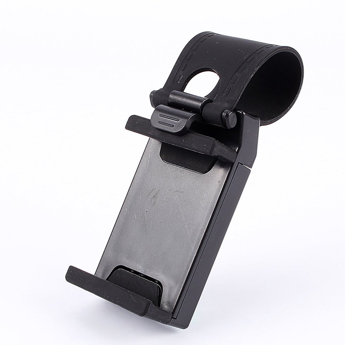 Telefoonhouder Gemonteerd op Stuurwiel Slimme Houder voor Mobiele Telefoonclip, Geschikte Apparaten van 55 Mm-85 Mm