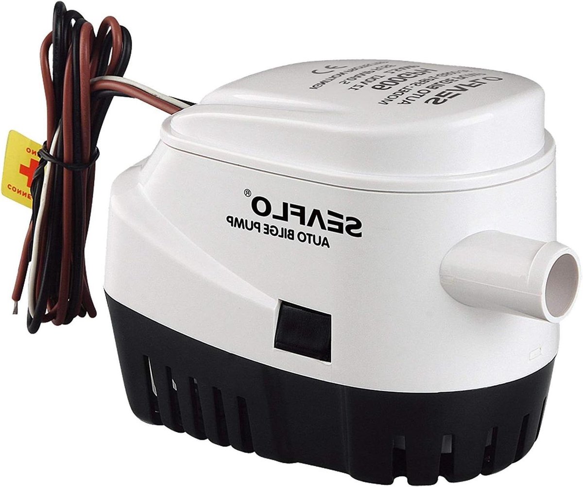 Automatische Lenspomp - Bilge Pomp Boot - Water Afvoeren - Geïntegreerde Vlotterschakelaar - 38 Liter/Minuut - Roestvrij Staal