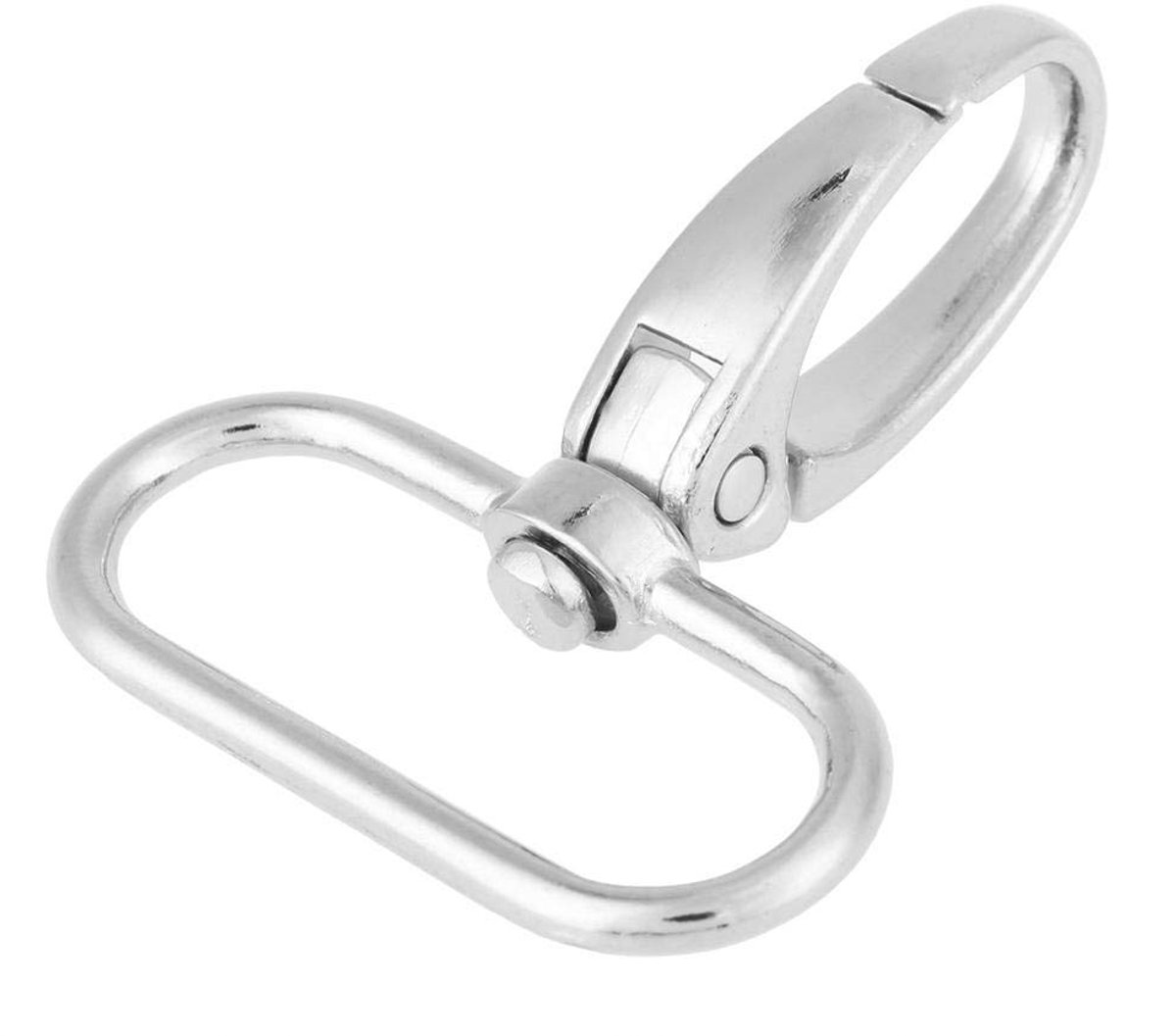 Karabijnsluiting met wartelsluiting, sluiting van zink, karabijnhaak van legering (32 mm)