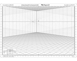 Perspectief Raster - Tekenhulpmiddel Schuin - Driedimensionaal Tekenen - Flexibel A4 Formaat - 50 milliliter - Transparant