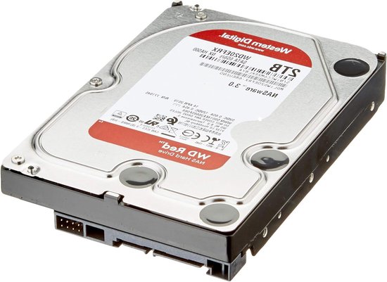 Interne Harde Schijf - Opslag Schijf - Data Opslag - NAS Systeem Geschikt - 2 TB - Rood — afbeelding 3