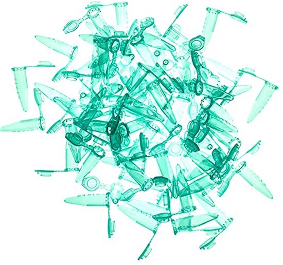 Microcentrifuge Buizen - Reageerbuizen Sample Flesje - Laboratorium Monsternames - Autoclaveerbaar Polypropyleen - 1.5ML 500 STKS - Groen — afbeelding 2