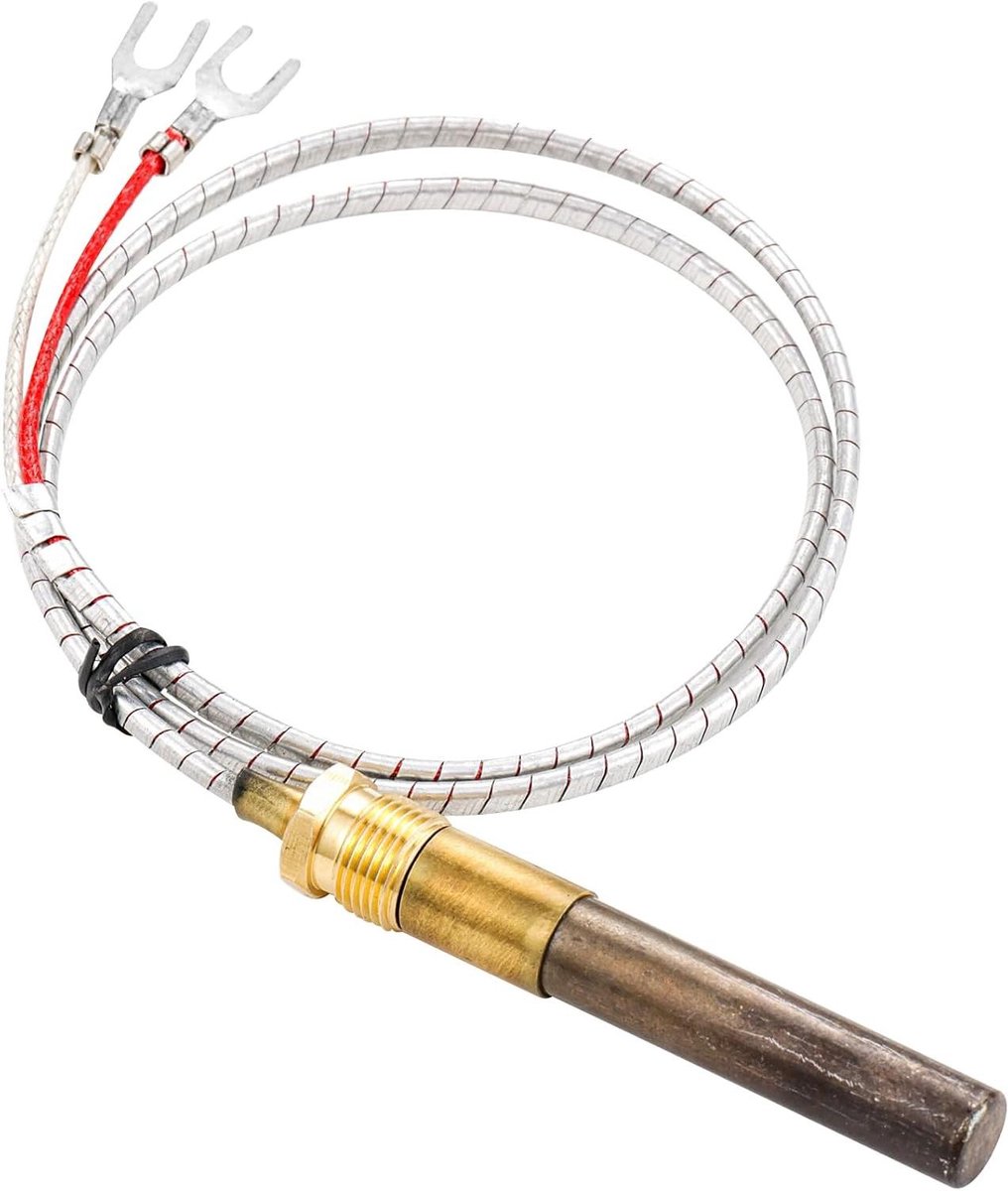 Thermopile Generator - Millivolt Generator - Gasapparaten Reparatie - Hoge Temperatuur Bestendig - 36 inch - Zwart