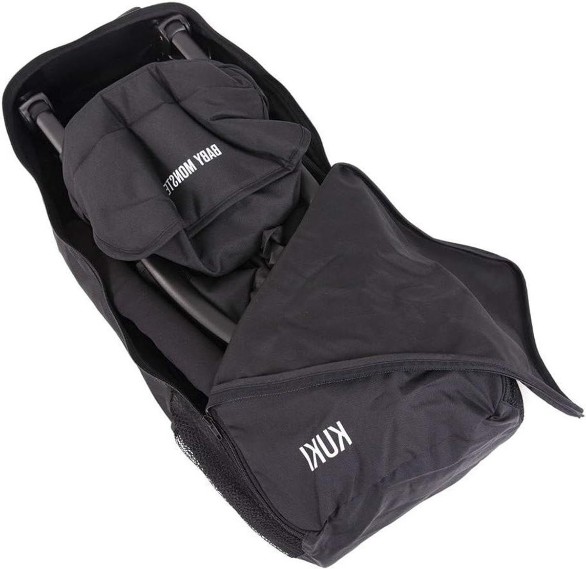 Babydrager - Draagzak Baby - Baby Vervoeren - Unisex Kinderdrager - 68 x 18 x 28 cm - Grijs