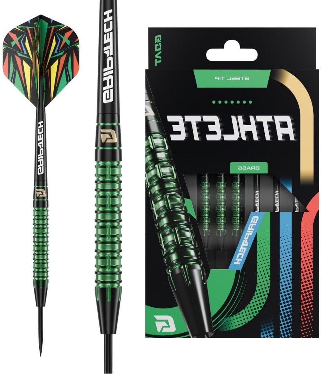 Stalen Darts - Dartpijlen Set - Darts Spelen - Messing Barrel - 10 Gram - Groen