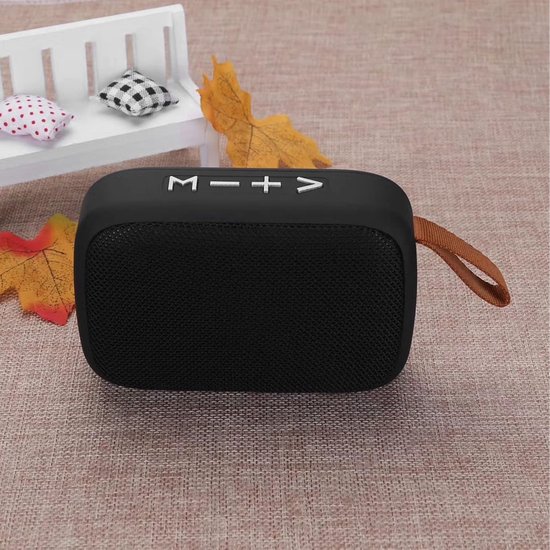 Draagbare Mini BT-Luidspreker - Draagband + Helder Geluid + MicroSD/FM - Draagbare Speaker / Bluetooth Audio / Festieve Speaker - Ideaal voor Thuis, Reizen, Feest & Mobiele Entertainment van Merkloos — afbeelding 3