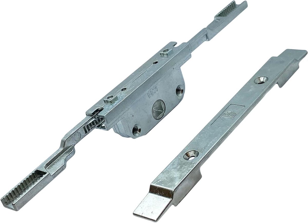 Raamslot Mechanisme - Espag Sluiting - Veiligheid Ramen - UPVC Compatibel - 20mm Backset - Zilverkleurig