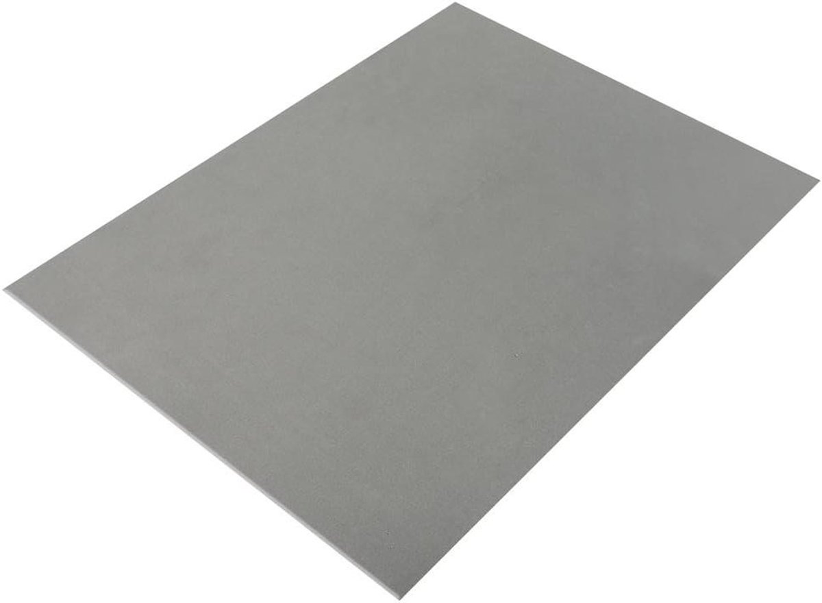 Crepla Plaat - Schuimrubber Vellen - Creatief Knutselen - Flexibel Materiaal - 30x40x03cm - Grijs