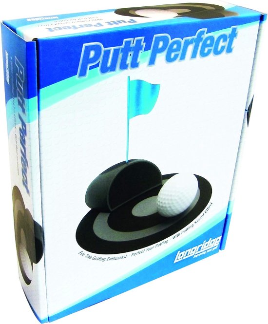 Golf Putting Mat - Putting Trainer - Golf Oefenen - Gebogen Oprijplaat - Eén Maat - Zwart van GOLF — afbeelding 3