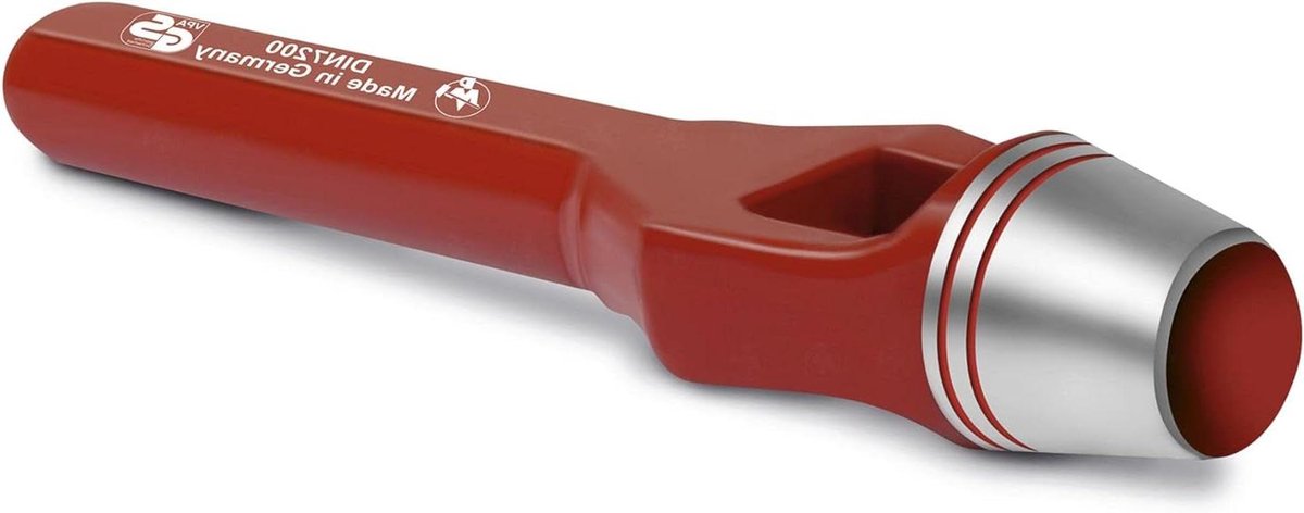 Holpijp - Gatpons - Materiaal Stansen - Inductie Gehard - 32mm - Rood